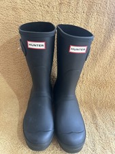 Hunter Wellies Short Black