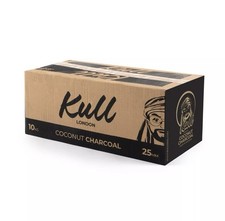 Kull Shisha Coal 10kg – 25mm Coconut Charcoal Cubes -720 Pieces for Hookah / BBQ