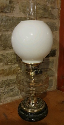 Antique oil lamp messengers - oil,