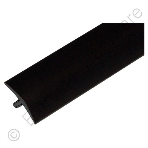 Black 12mm t - 1/2", t-molding