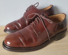 Grenson England Derby Oxford Men’s Brown Leather Shoes Size UK 7G  EU 40.5.