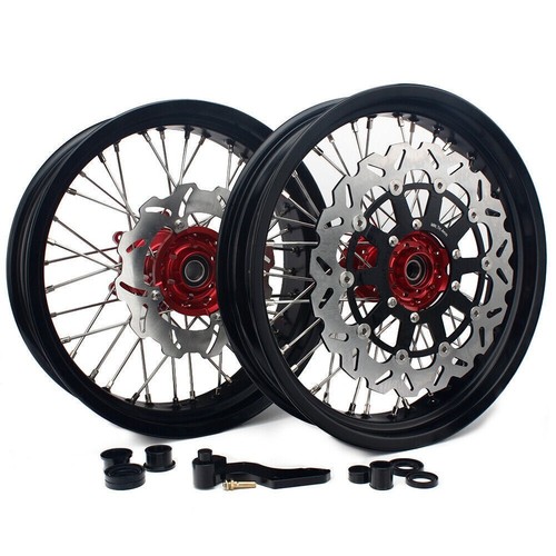 Supermoto spoked wheel - 17",