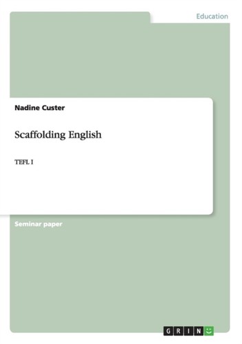 Scaffolding english tefl by - tefl, i