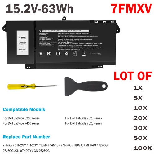 Lot 7fmxv battery - 7fmxv, for