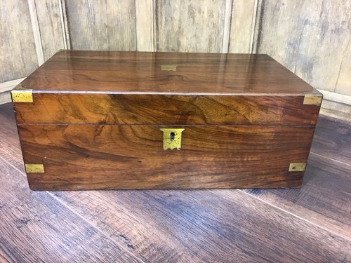 Antique walnut writing - antique,