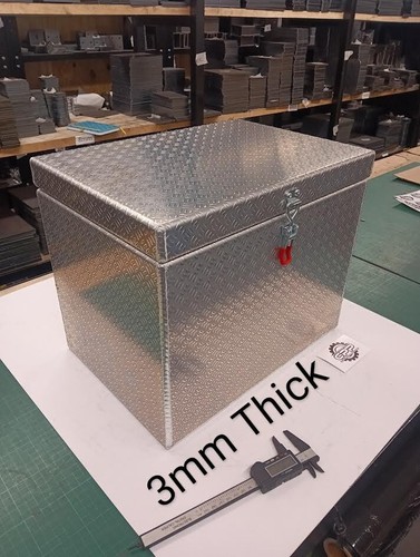 Aluminum tool box quad trailer - box,