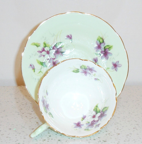 Vintage cup saucer bone - saucer,