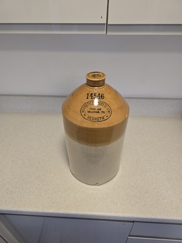 Antique stoneware flagon - antique,