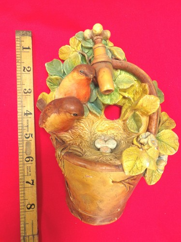 Robins birds bossons - bossons, chalkware