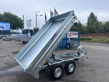 TIPPING Tipper HYDRAULIC Trailer Twin Axle 8 x 5 ft 2700KG £3291+vat