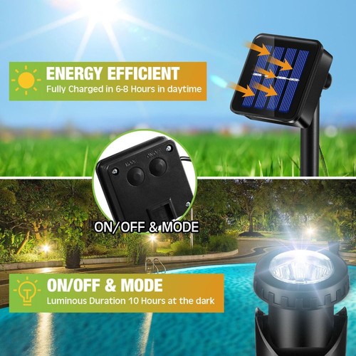 Solar pond spotlights - pond, led