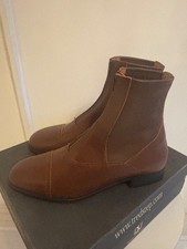 TREDSTEP IRELAND DONATELLO MENS RIDING / COUNTRY BOOTS BROWN LEATHER - SIZE 9 UK