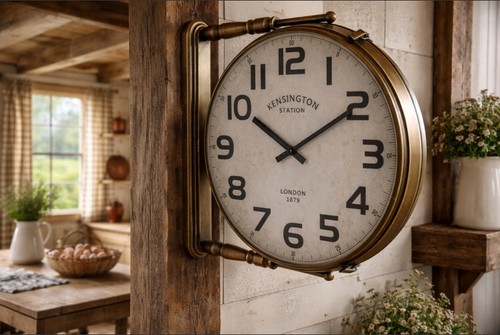 Clock double sided - clock,