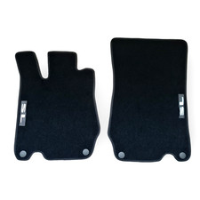 Front Car Floor Mats Velour For Mercedes SL R230 Waterproof Carpet Liners 2pcs