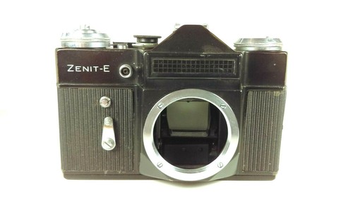 Vintage soviet zenit black - vintage,
