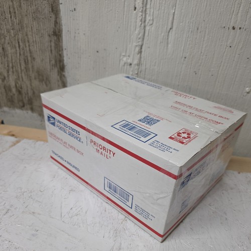 Medium flat rate box - rate, packed
