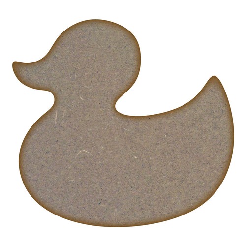 Rubber duck mdf laser cut - rubber,