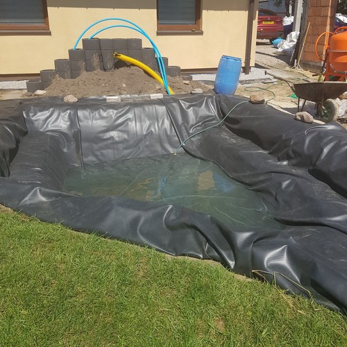 New pond liner 900gsm - pond,