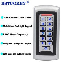 Outdoor Access Control Backlit Keypad RFID Reader Password Security Door Entry