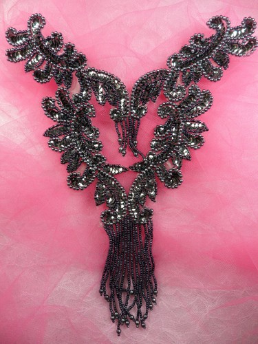 0510 gunmetal bodice yoke - 0510,