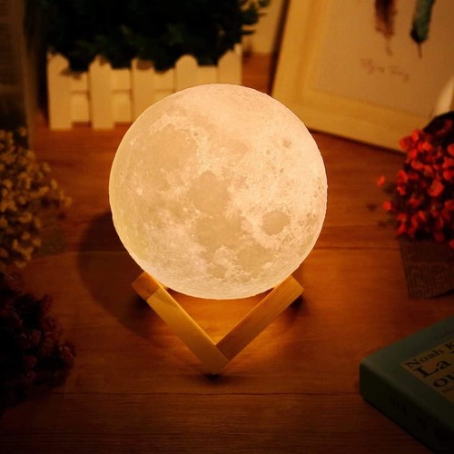 Colour moon lamp night - colour, 3d