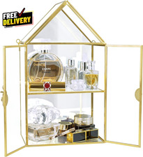 Wall Glass Cabinet Display for Perfume Small Glass Display Curio Cabinets with..
