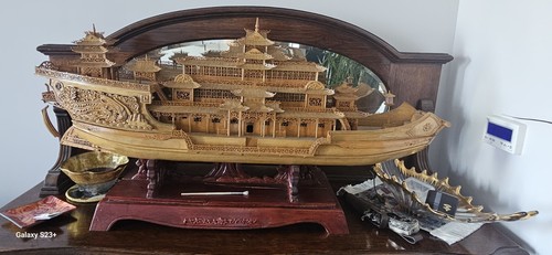 Ornate decorative wooden model - decorative,