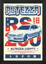 Toyota Altezza RS200 Framed