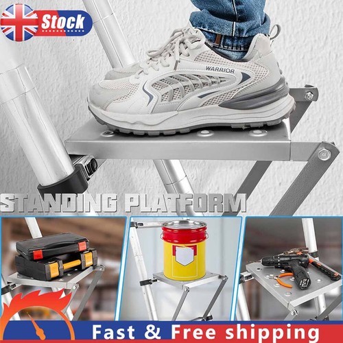 Folding work platform - work, ladder