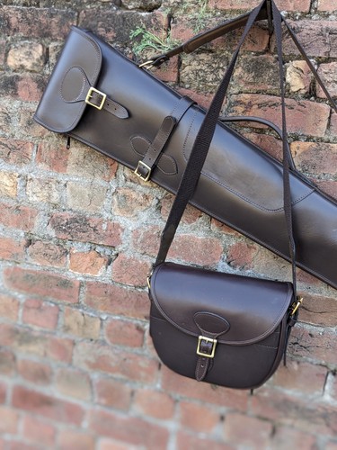 Leather shotgun slip - leather, &