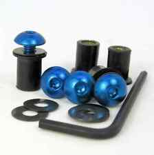 Yamaha XT660R 2004-2016 Blue Aluminium 4 Bolt Screen Kit