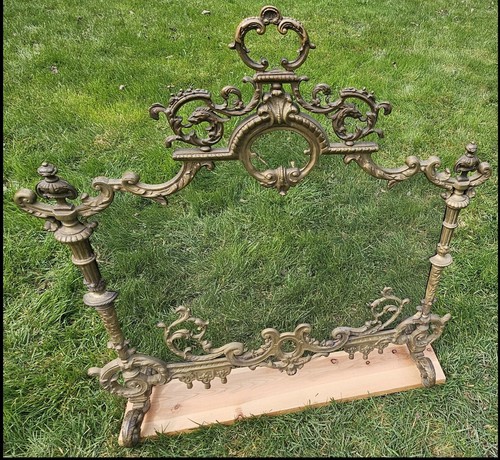 Victorian fire screen - victorian,