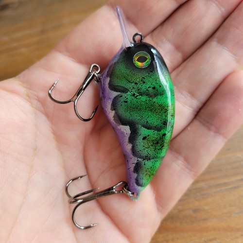Custom painted fishing lure - painted,