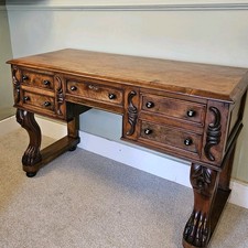 Burr Walnut Console Lamp Games