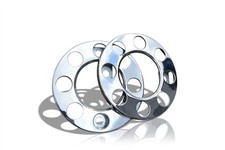 19.5" Universal Truck Front Outer Wheel Trims Covers Doughnut DAF Volvo MAN