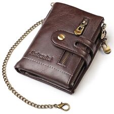 Leather Wallet Men's RFID
