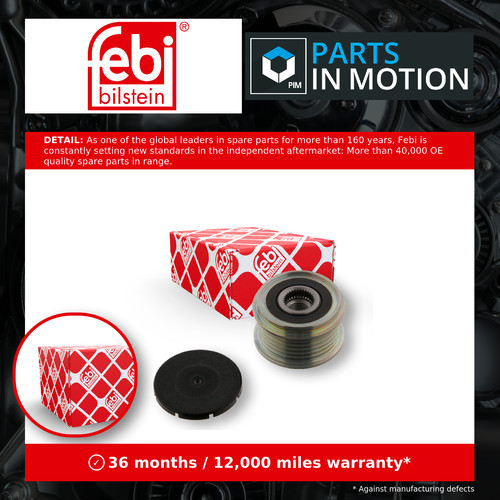 Overrunning alternator pulley - alternator,