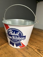 Pabst Blue Ribbon Metal Beer Bucket BRAND NEW