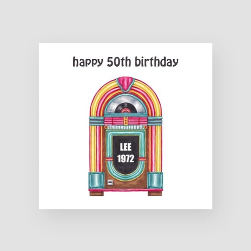 Personalised handmade retro - handmade,
