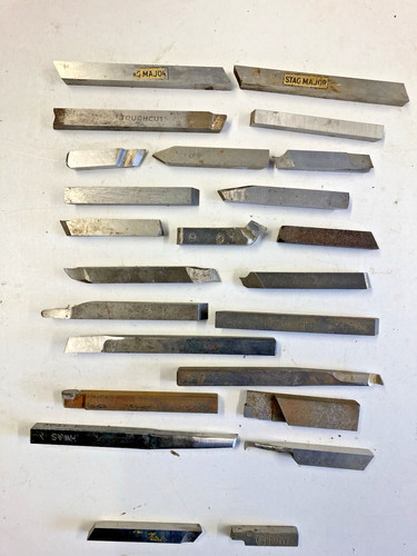 Vintage lathe tool bits 24 - bits,