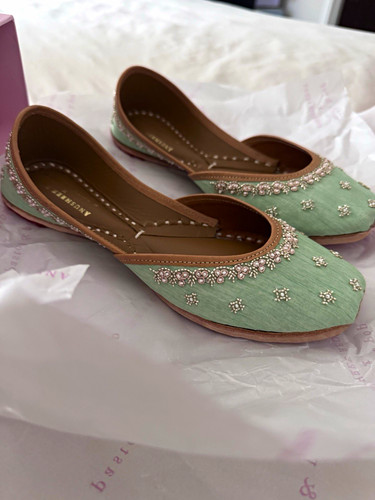 Anushree reddy green beaded - anushree,