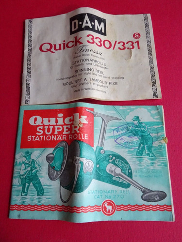 Vintage dam fishing reel - dam,