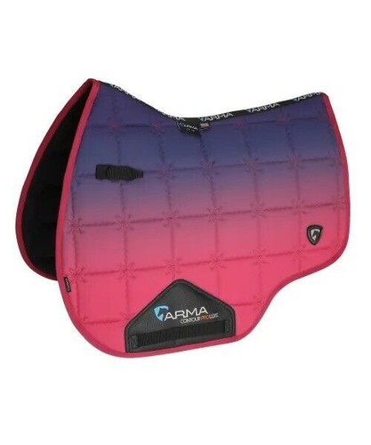 Shires arma pink ombre saddle - arma,