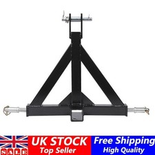 3 point 2 Receiver Trailer Hitch Cat. 1 Tractor Tow Hook Drawbar Heavy Duty UK