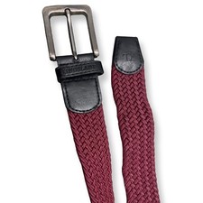 Vintage y2k kingsland elastic braid wine belt size M| SKU 1085