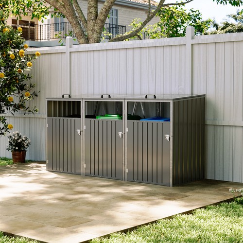 Triple wheelie bin - triple,
