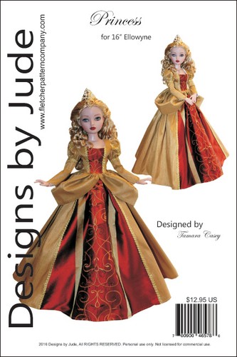 Princess doll clothes sewing - doll,
