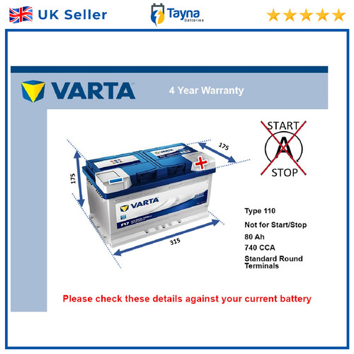 Car battery f17 varta - battery, 110