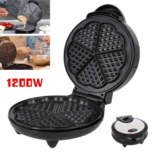 Waffle maker iron heart shape - waffle,