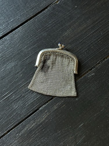 Vintage chainmail coin purse - vintage,